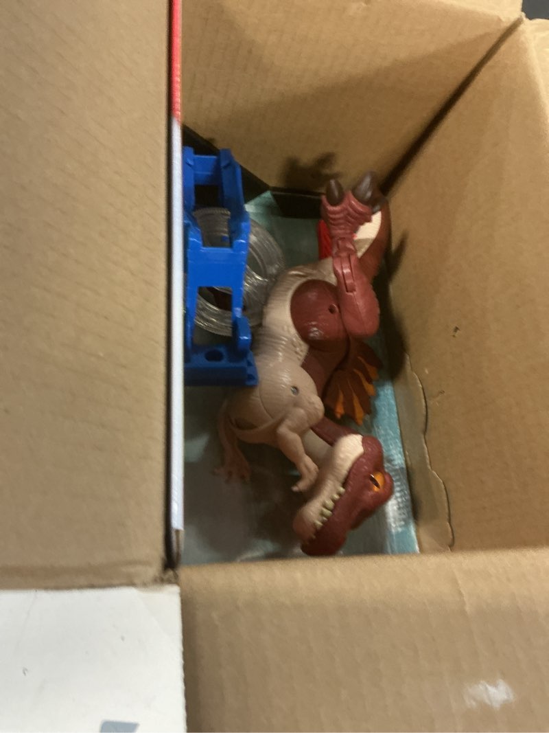 Condition photo showing Good Condition for Fisher-Price Imaginext Jurassic World Rebirth Dinosaur Toy, Sprinting Spinosaurus Figure with Lunge & Chomp Motion, 9 Inches Tall
