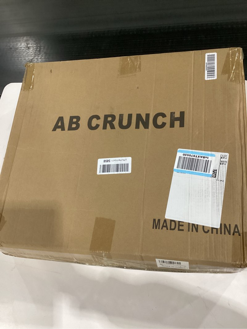 Condition photo showing As Is for Fitlaya Fitness-abs exercise equipment ab machine for Abs and Total Body Workout, home gym fitness equipment for all ages, ab workout resistance machine. BLACK