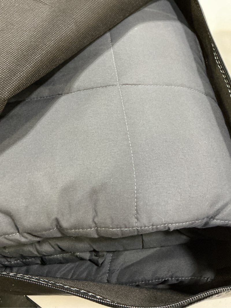 Condition photo showing New/Like New for ZonLi Weighted Blanket (60"x80", 20lbs, Dark Grey) Queen Size Weighted Blanket for Adults, High Breathability Heavy Blanket, Soft Material with Premium Glass Beads Dark Grey 60"x80",20lbs