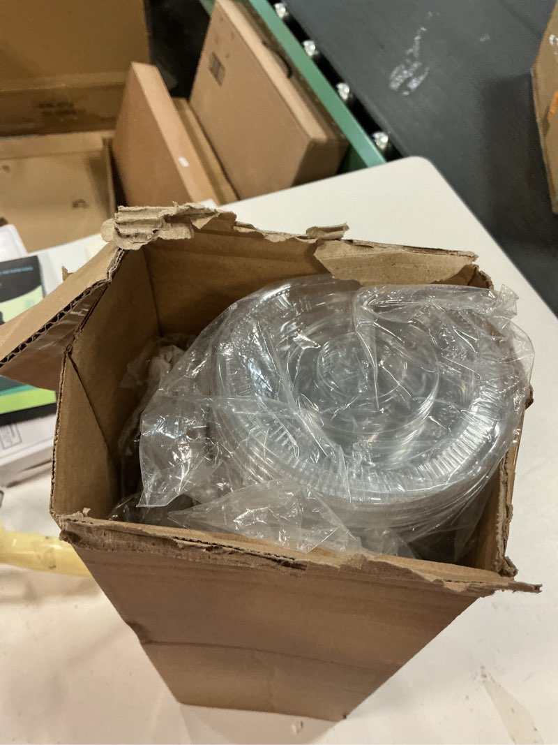 Condition photo showing Good Condition for Charmount 32 oz Clear Plastic Cups with Lids and Jumbo Boba Straws, Disposable To Go Cups for Iced Coffee, Milkshake, Smoothies, Boba Milk Tea, Matcha Latte – 25 Sets 32oz 25