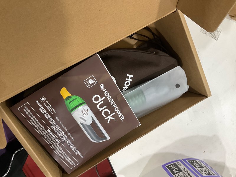 Condition photo showing Good Condition for horsepower duck compact cordless vacuum, ultra-powerful upgraded battery for extra-long run time, as seen on tv, strong suction, easy to store, portable & rechargeable. home & auto (duck basic)