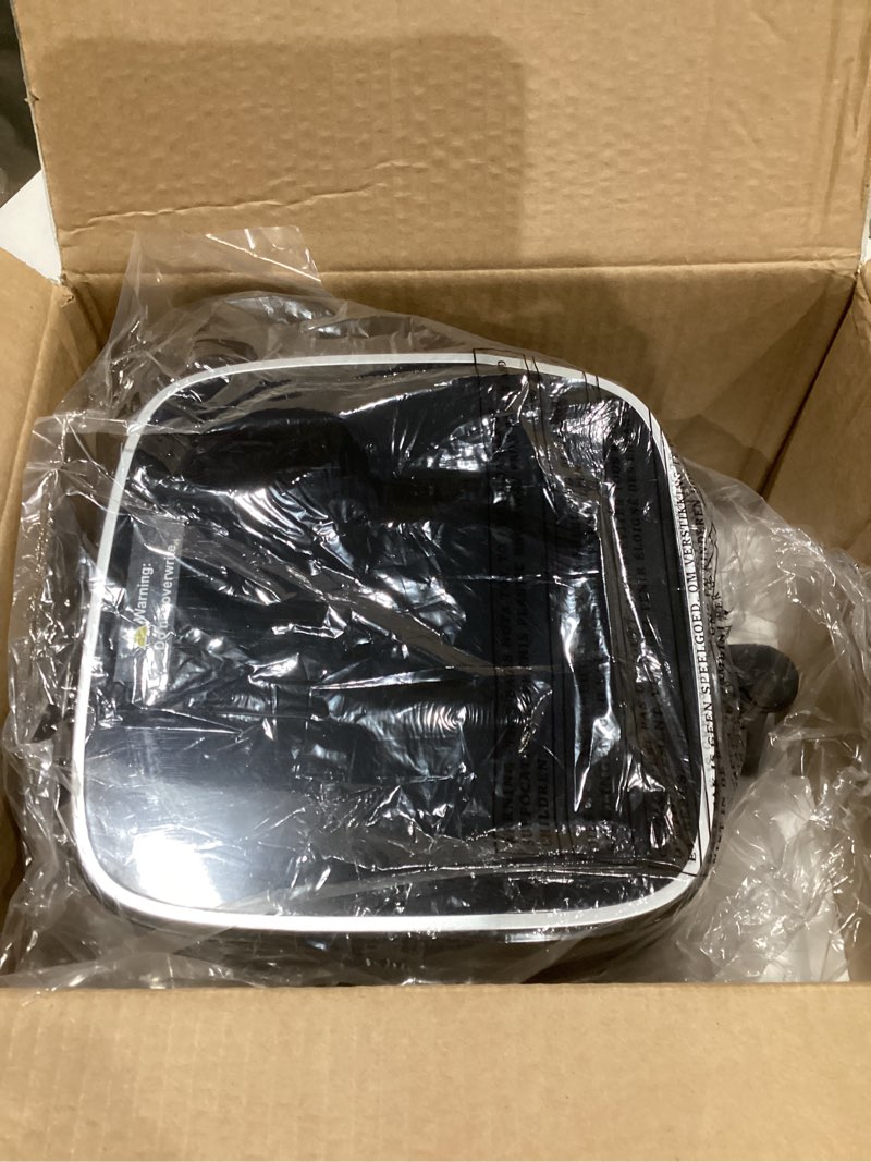 Condition photo showing Good Condition for newbulig air fryer?4qt small airfryer with easy view window and interior light, digital touchscreen with 8 presets for custom cooking, nonstick and dishwasher safe basket, black black 13.3"*10.2"*13"