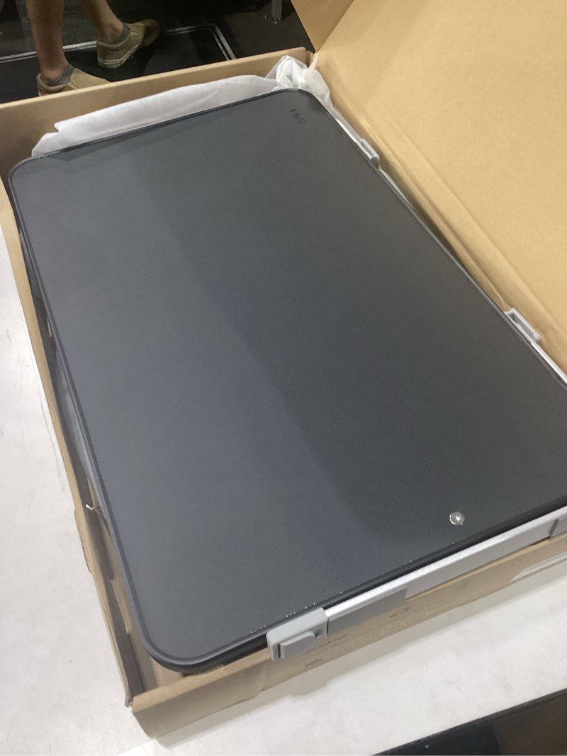 Condition photo showing Good Condition for lightweight v-hold laptop lap desk with foldable aluminum stand, pillow cushioned lap tray table fits up to 15.6 inch laptops, portable ergonomic laptop stand for bed couch travel