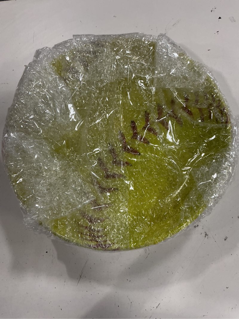 Condition photo showing New/Like New for extra large softball serving bowl (14" diameter, 2/5" deep) girl's fastpitch softball extra innings collection by havercamp