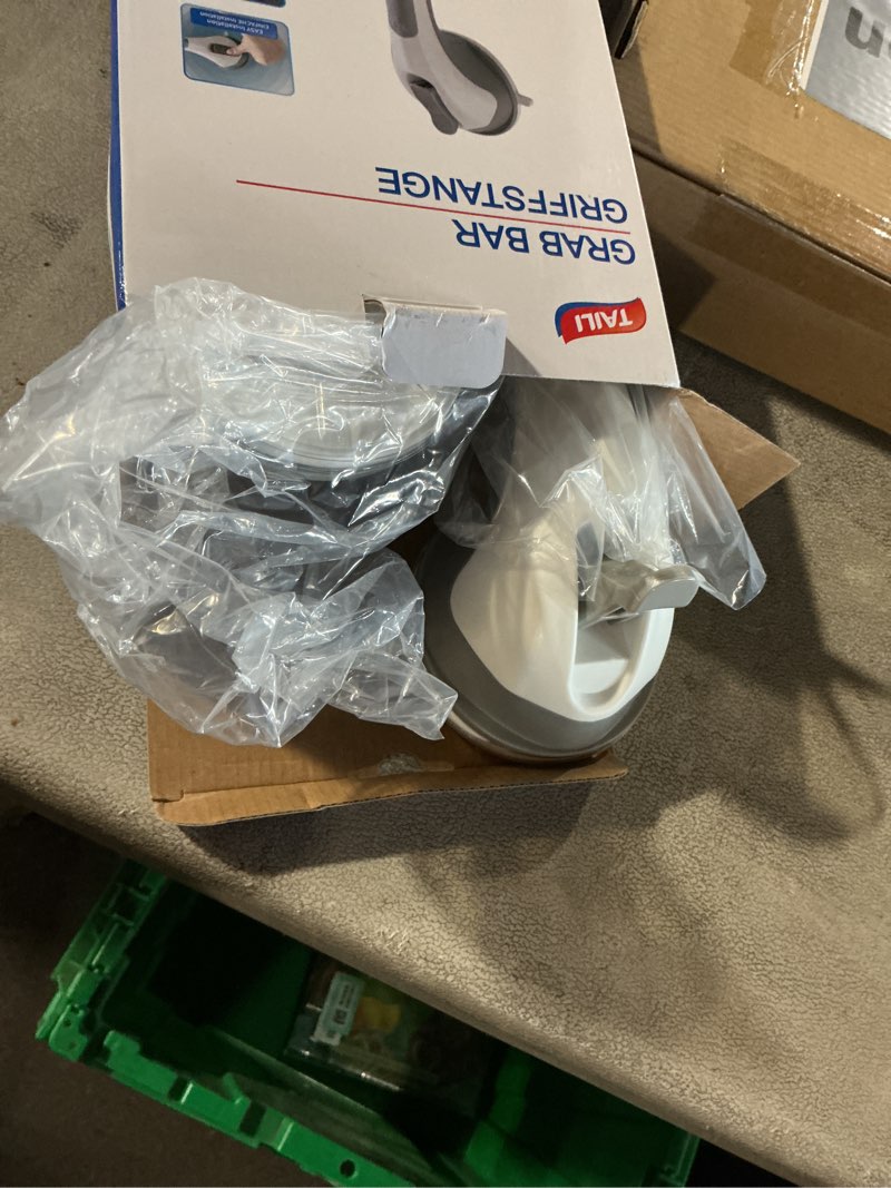 Condition photo showing Good Condition for TAILI Grab Bars for Bathtubs and Showers 2 Pack Suction Grab Bar, Heavy Duty Shower Handle Removable Bath Handrails for Seniors and Elderly, Bathroom Safety Grip No Drilling Waterproof,Grey 16.8" Gray