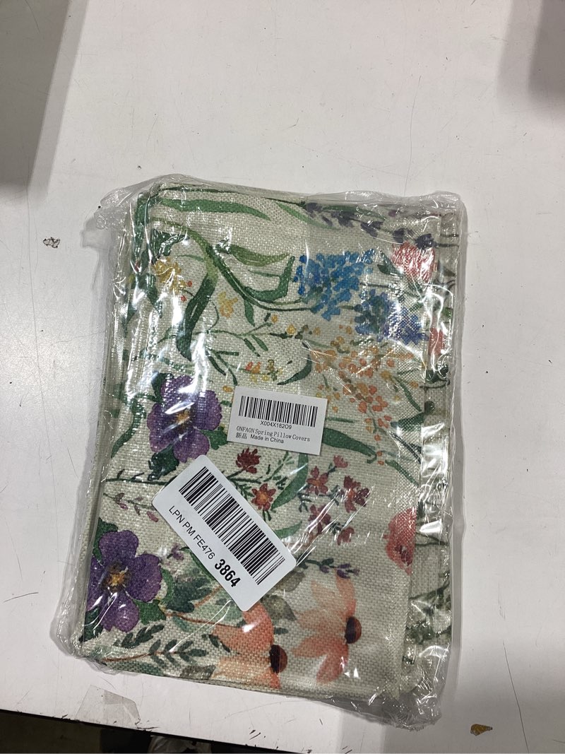 Condition photo showing Good Condition for ONFAON Spring Summer Pillow Covers 20x12 Set of 4,Seasonal Holiday Farmhouse Decor Flower Cushion Ca