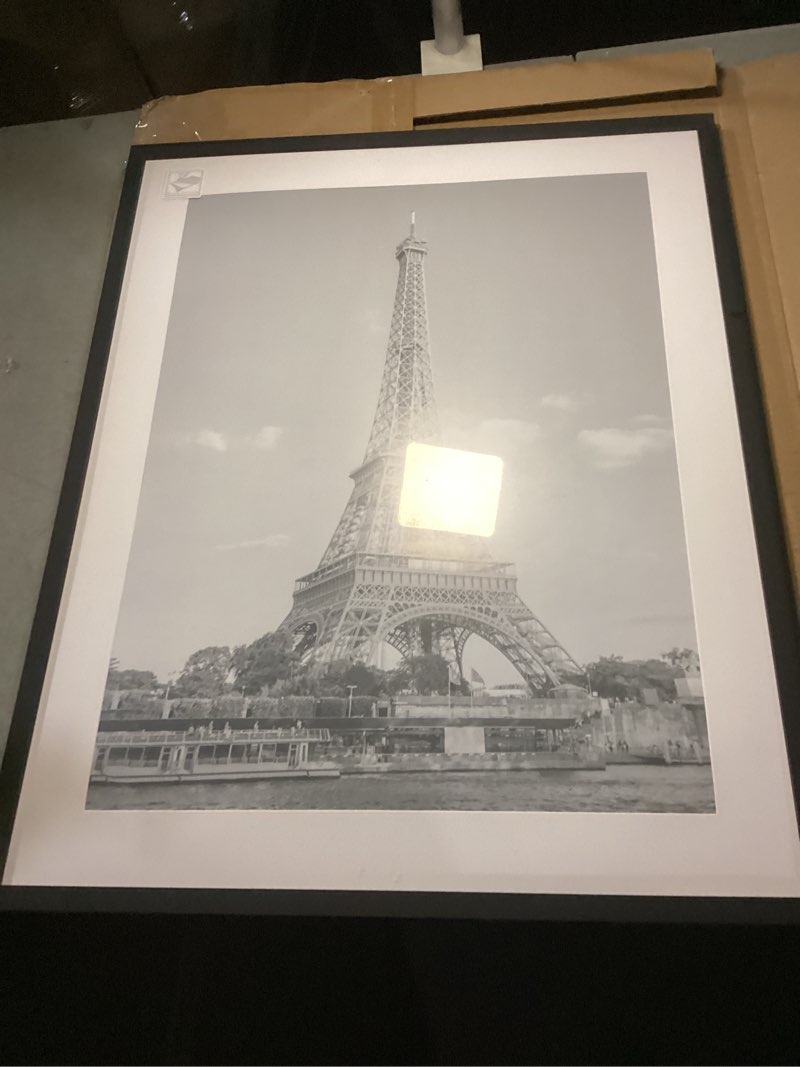 Condition photo showing New/Like New for upsimples 22x28 poster frame, display pictures 18x24 with mat or 22 x 28 without, wall hanging picture frames, black, 1 pack black 22x28