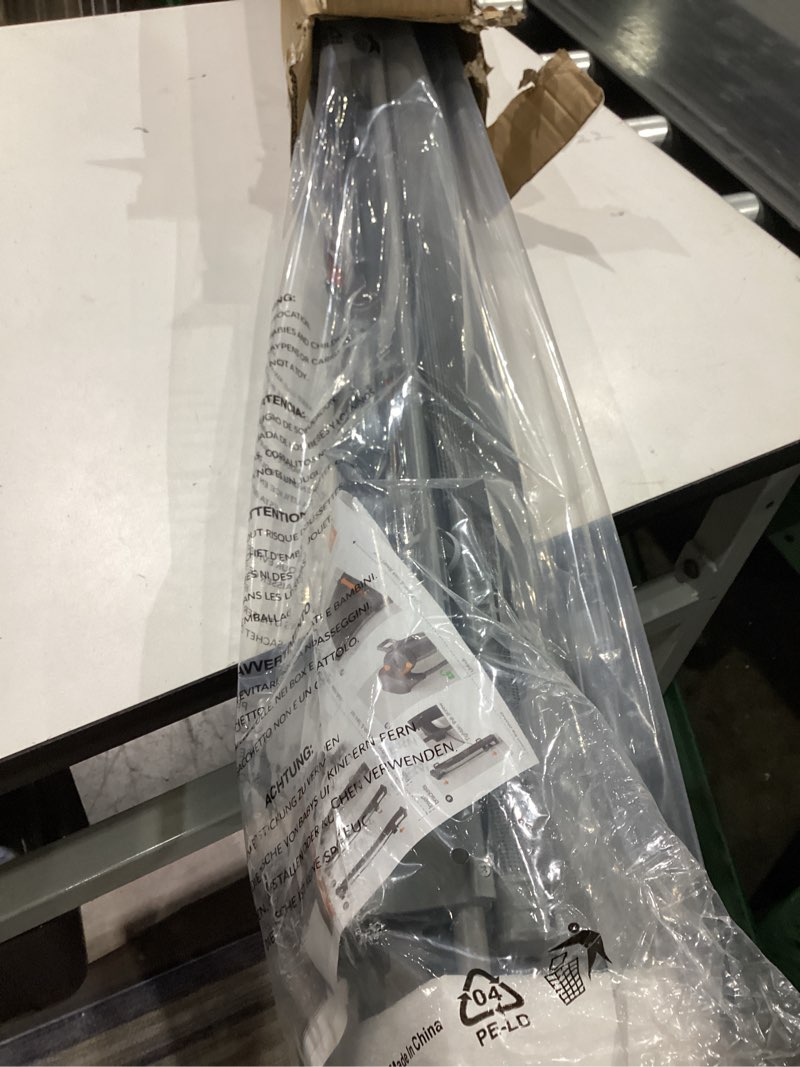 Condition photo showing Good Condition for miumoon 100 inch retractable baby gates 42 inch tall, retractable gate with reinforced strip design to prevent crawling through, 8 ft extra wide retractable dog gate for indoor/outdoor gray 42" tall x 100" wide
