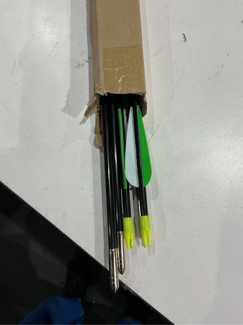 Condition photo showing Good Condition for similar 6 pcs. practice fiberglass arrows archery 30 inch target shooting safetyglass recurve bows suitable for youth children woman beginner 6pcs pack