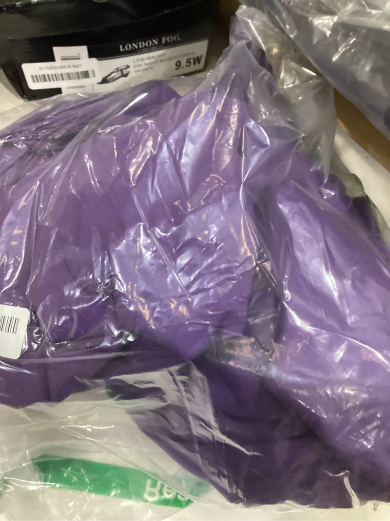 Condition photo showing As Is for duvet cover queen size set - extra soft queen duvet cover 90" x 90" with 2 pillow shams for women, men, kids & teens - hotel luxury, easy-care w/ zipper closures & ties - comfy & breathable (purple) 38 - purple (no comforter) queen (90x90)
