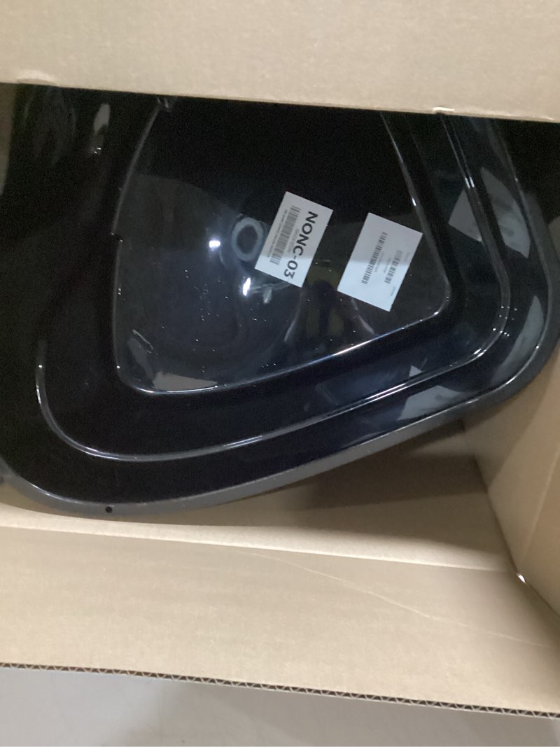 Condition photo showing As Is for Nature’s Miracle Hooded Corner Litter Box, With Odor Control Charcoal Filter (P-5915) Pack of 1