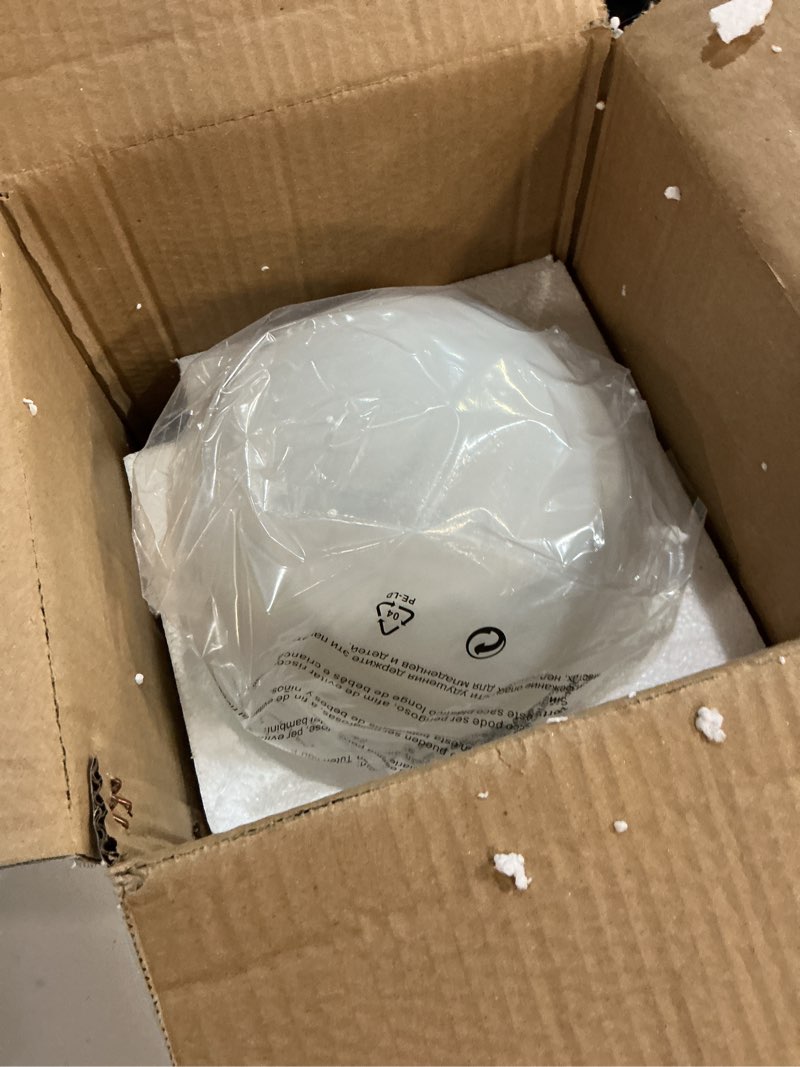 Condition photo showing Good Condition for koko&yukina 8 inch milk white glass globes shade frosted replacement glass shades - 3.15" fitter opening - lighting fixture replacement 8" milk white 1 pack