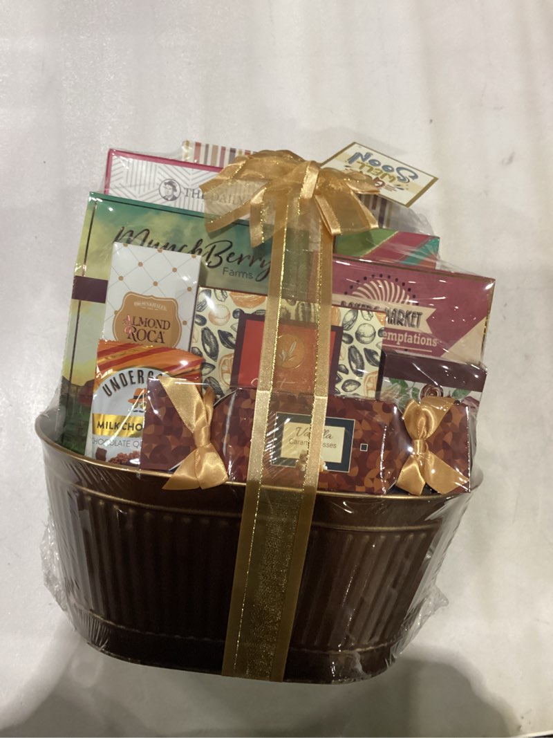 Condition photo showing New/Like New for Broadway Basketeers Get Well Basket – Gourmet Care Package with Snacks, Cookies, Chocolates & Treats - Get Well Soon Gift Baskets for Women, Men After Surgery - Feel Better Best Food Gifts to Send