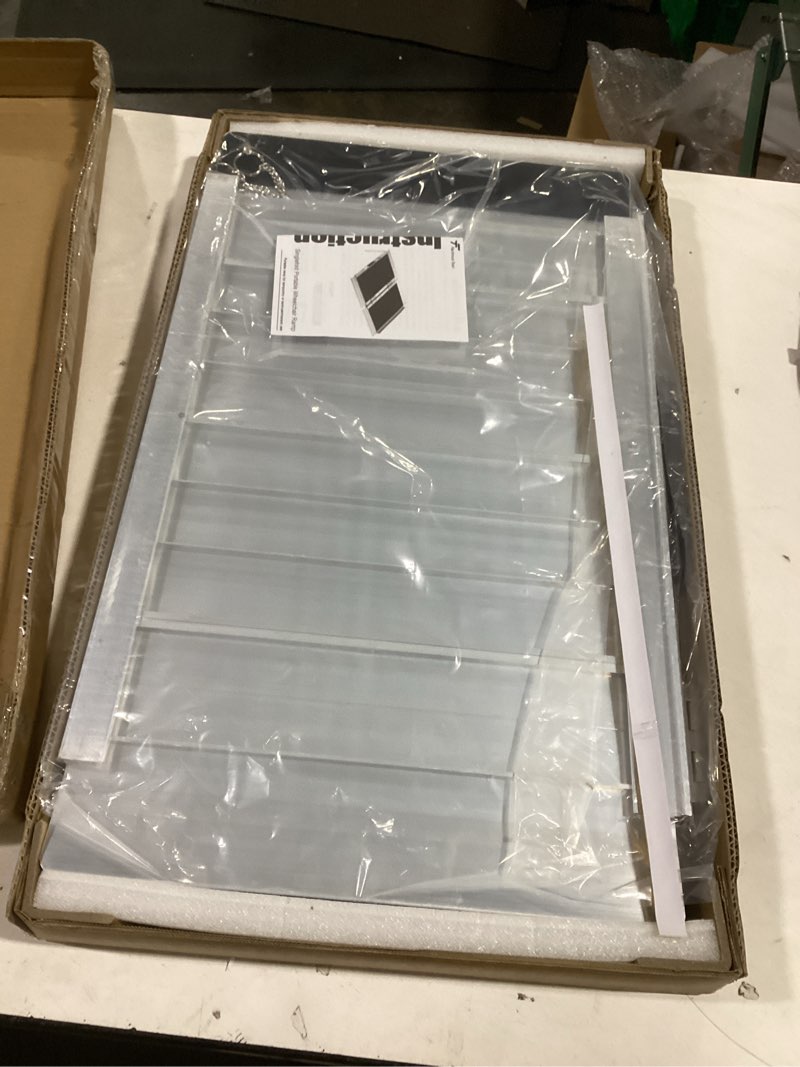 Condition photo showing New/Like New for FACHNUO 2 Feet Portable Wheelchair Ramp, Non-Skid Aluminum Handicap Ramps with Handle, Folding Threshold Wheel Chair Ramp for Home Steps, Stairs, Entry, Threshold, Doorways, Scooter, 800LBS Capacity Aluminum 2FT(Using height 2-6'')