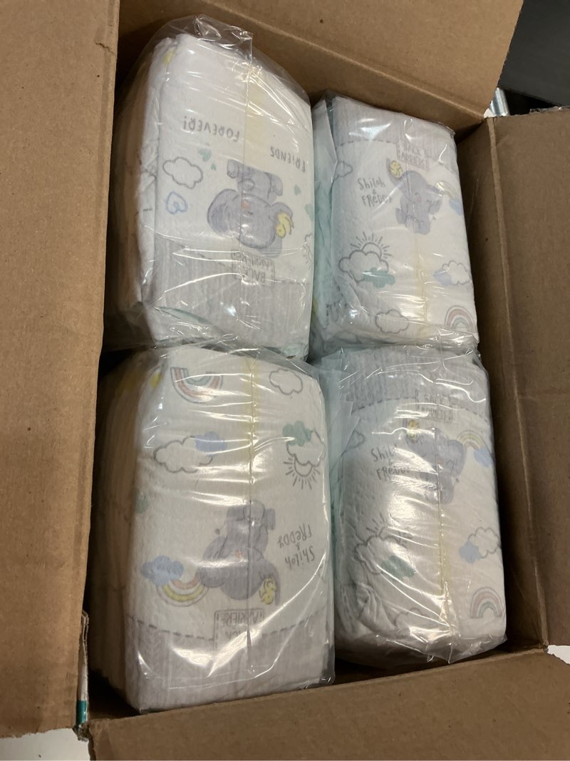 Condition photo showing New/Like New for pampers swaddlers diapers, size 0 (up to 10 lbs), 140 count, absorbent, keeps baby dry and comfortable, skin safe disposable baby diaper (packaging may vary) newborn 140