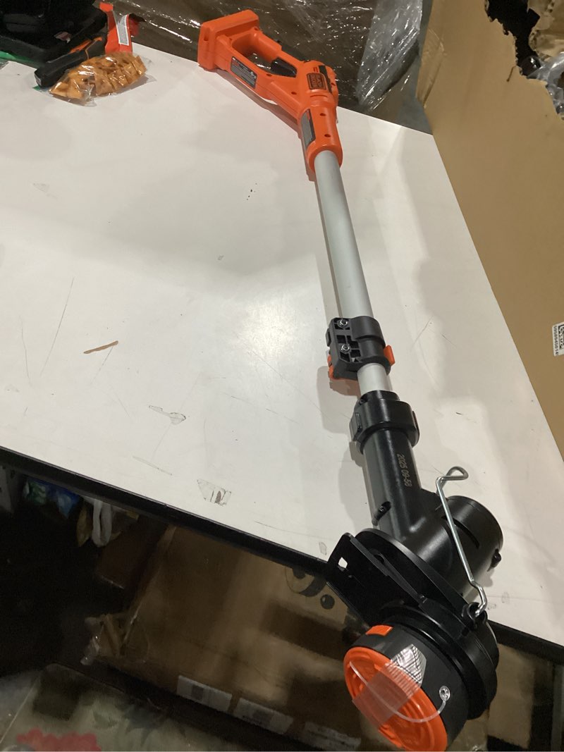 Condition photo showing As Is for BLACK+DECKER 40V MAX String Trimmer, 13-Inch, Tool Only (LST136B)