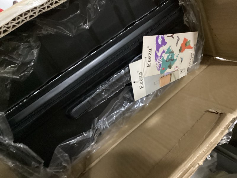 Condition photo showing Good Condition for luggage sets 5 piece, suitcases with wheels, abs hard case luggage with tsa lock spinner wheels, carry on luggage set(5 piece sets (20"/24"/28"/db/tb)) 5piece black