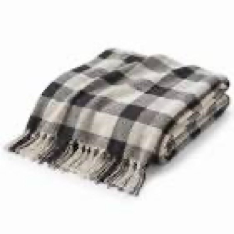 americanflat 50x60 throw blanket - soft and breathable cotton throw blanket for couch, bed, chair - 