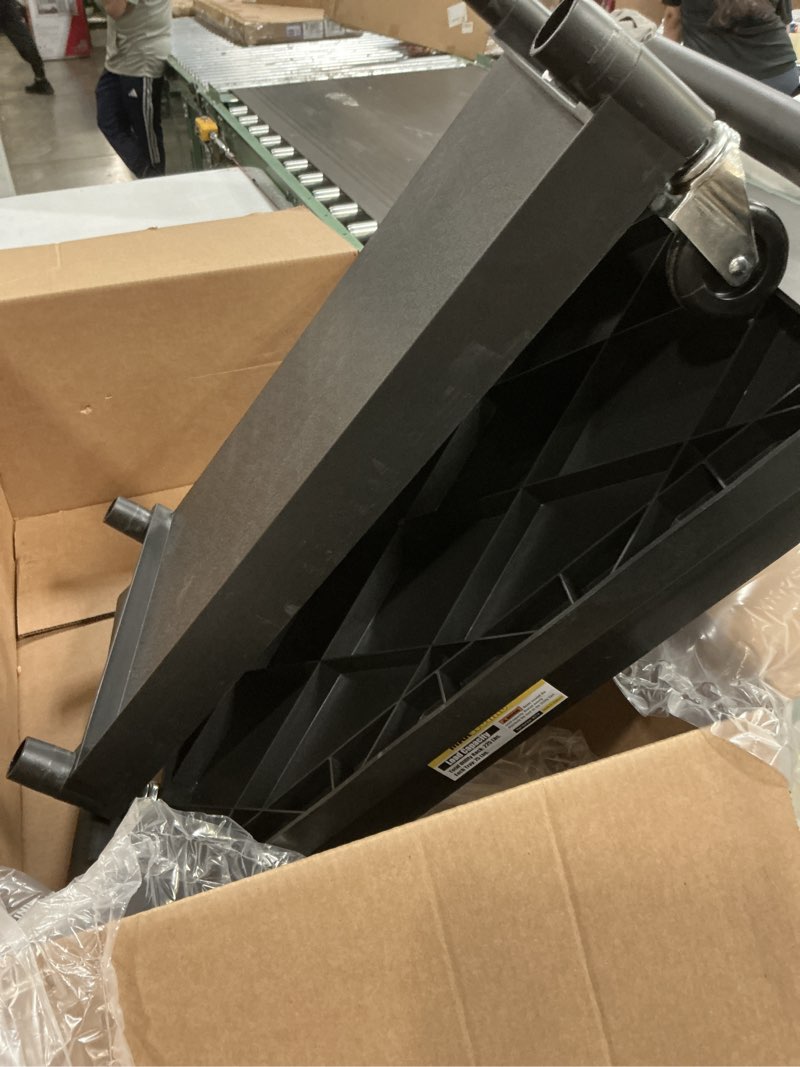 Condition photo showing As Is for maxworks total utility rack 275 lbs (missing parts)