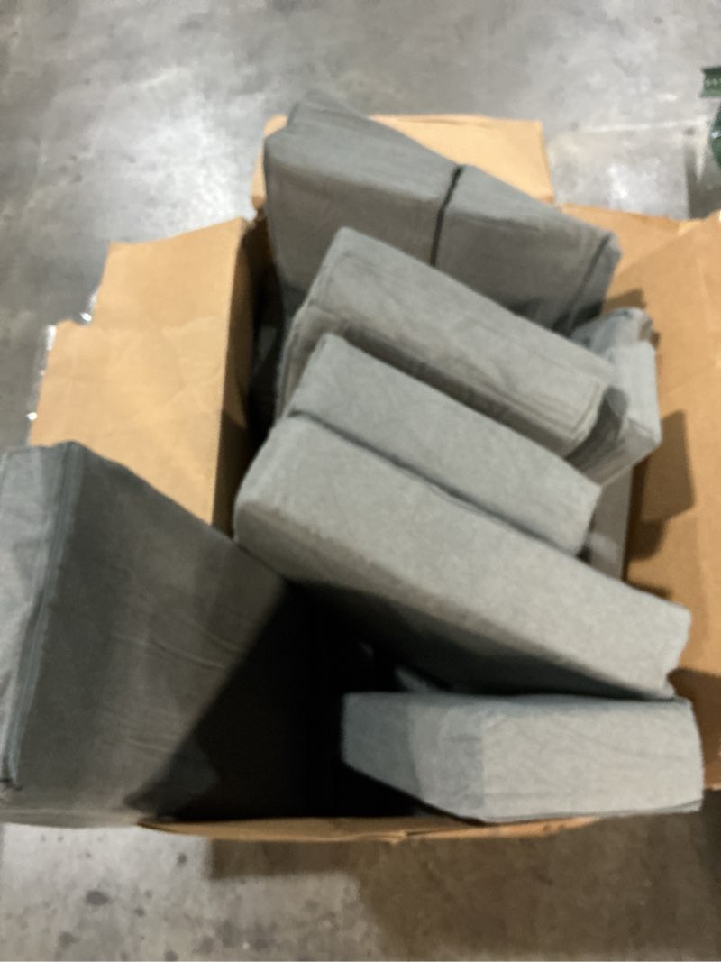 Condition photo showing As Is for Lunix LX15 14pcs Modular Kids Play Couch, Child Sectional Sofa, Fortplay Bedroom and Playroom Furniture for Toddlers, Convertible Foam and Floor Cushion for Boys and Girls, Gray Dark Gray