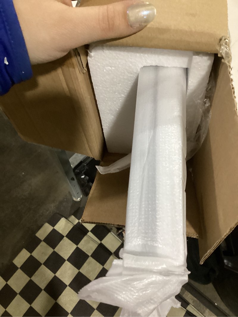 Condition photo showing Good Condition for Curtain Track, Ceiling Curtain Track for Room Divider, Ceiling Mount Rail Set with Roller Hooks, White, 12ft - 18ft white 12ft - 18ft