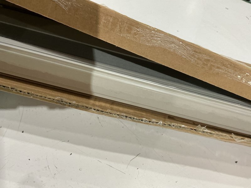 Condition photo showing As Is for myshade cordless blackout cellular shades for windows, honeycomb window shades with thermal insulation, child & pet safe room darkening shade, easy install,51" w x 72" h, grey