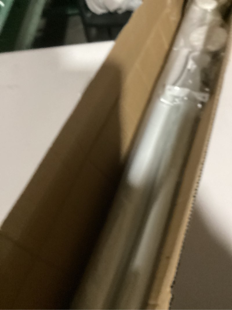 Condition photo showing Good Condition for White Tension Curtain Rod 51-165In, Long Adjustable Tension Rods No Drilling for Window or Bathroom, Outdoor Curtain Rods for Patio, Easy to Install, Never Rust, Rod Diameter 1.26 Inches-White White 51''-165''