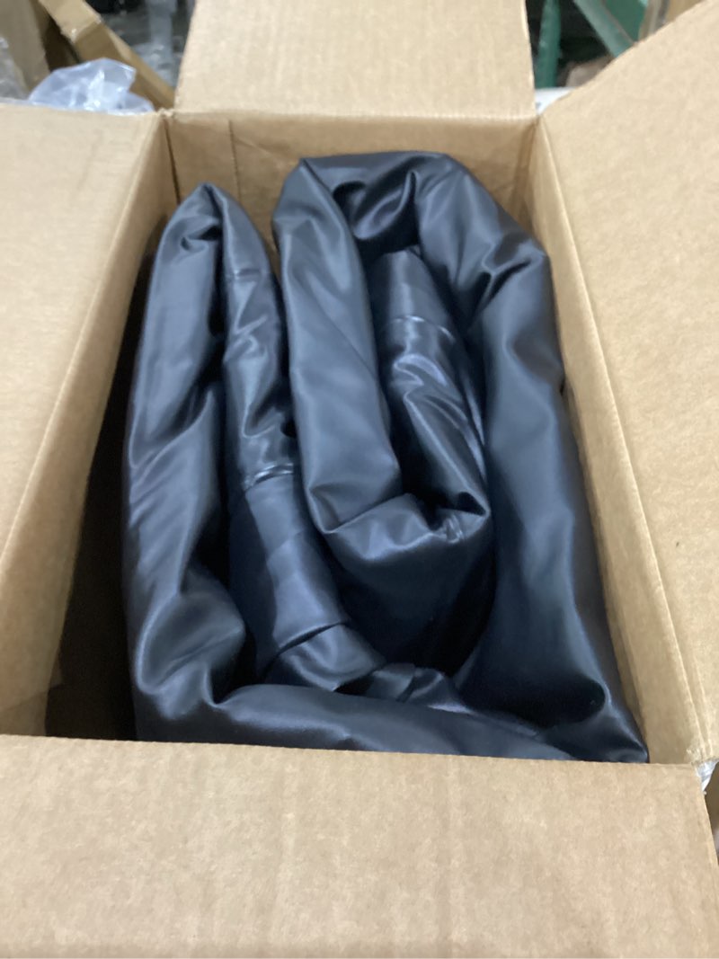Condition photo showing As Is for amazon basics inflatable air mattress, queen size, 22in height, with built-in pump, for guests or camping queen (600 lbs) - na plug