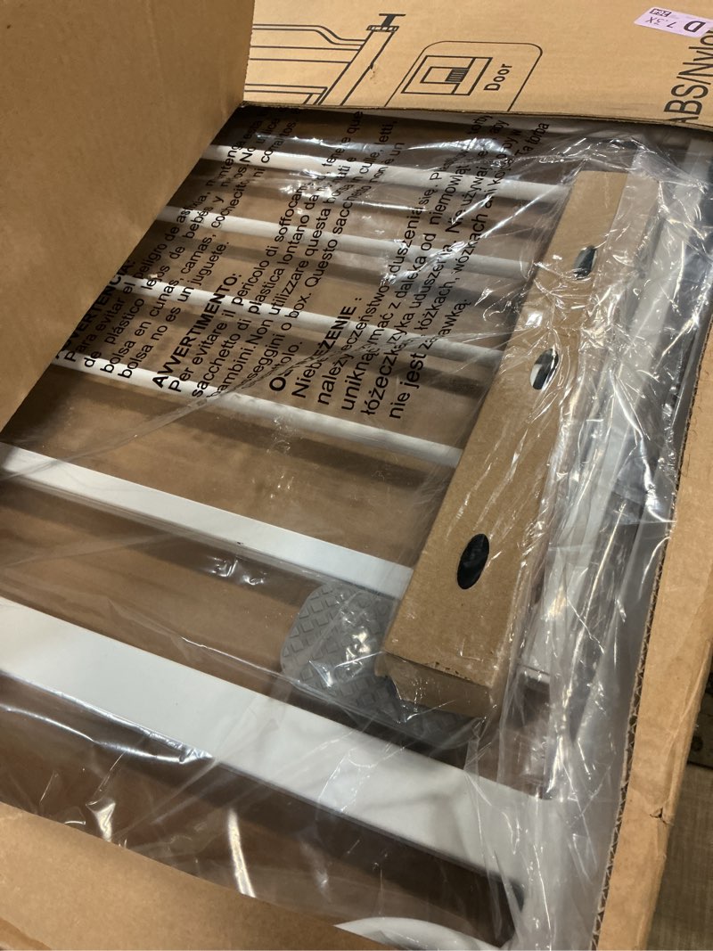 Condition photo showing Good Condition for fairy baby baby gate for doorways stairs hallway 34-38.5 inch wide, walk through child gates with pressure mounted extention kit, indoor safety child gates for kids or pets 34-38.5 inch (pack of 1)