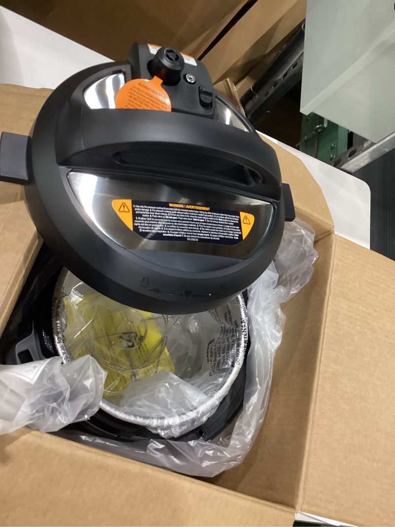 Condition photo showing Good Condition for Instant Pot Duo 7-in-1 Electric Pressure Cooker, Slow Cooker, Rice, Steamer, Sauté, Yogurt Maker, Warmer & Sterilizer, Includes App With Over 800 Recipes, Stainless Steel, 6 Quart 6 Quarts