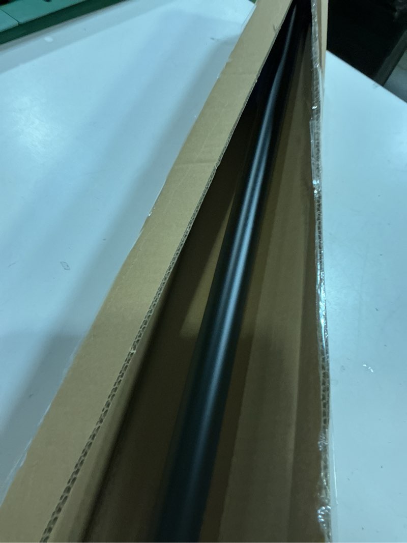 Condition photo showing New/Like New for umbra cappa 1” adjustable curtain rod for windows – 36 to 66” drapery rod, brushed black black 33 to 66-inch