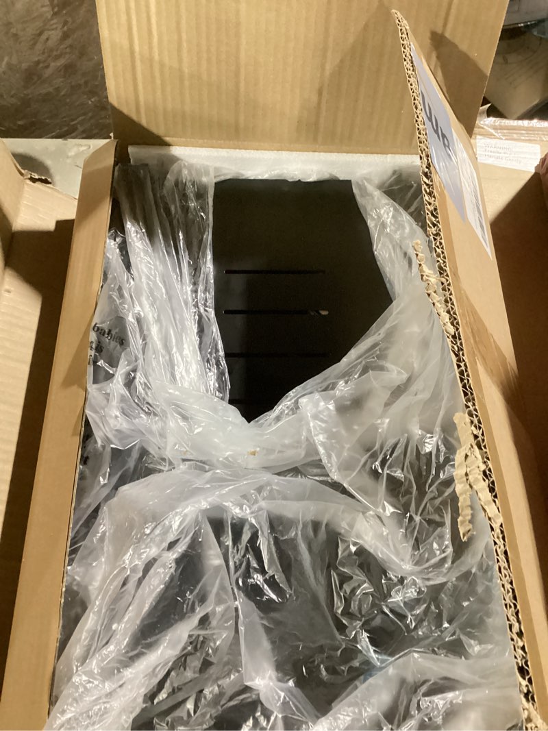 Condition photo showing New/Like New for pull out cabinet organizer, 21"deep, 11.8"wide full-extension heavy duty slide out drawers with nano adhesive, roll out shelves sliding cabinet for kitchen, bathroom, pantry,under sink storage(black) black 11.8"wide-21"deep (1pack?