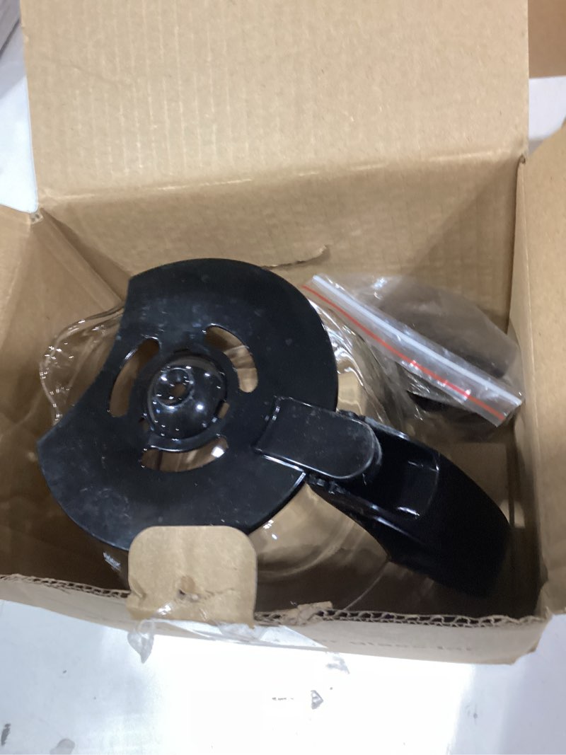 Condition photo showing Good Condition for 12-Cup Glass Universal Carafe Replacement Pot for Mr Coffee, Hamilton Beach, Krups, Proctor Silex, Coffee Maker Carafe Pot 12 Cup- 1.8L Coffee Maker Pot with Handle & 3 Snap-On Caps in Different Sizes