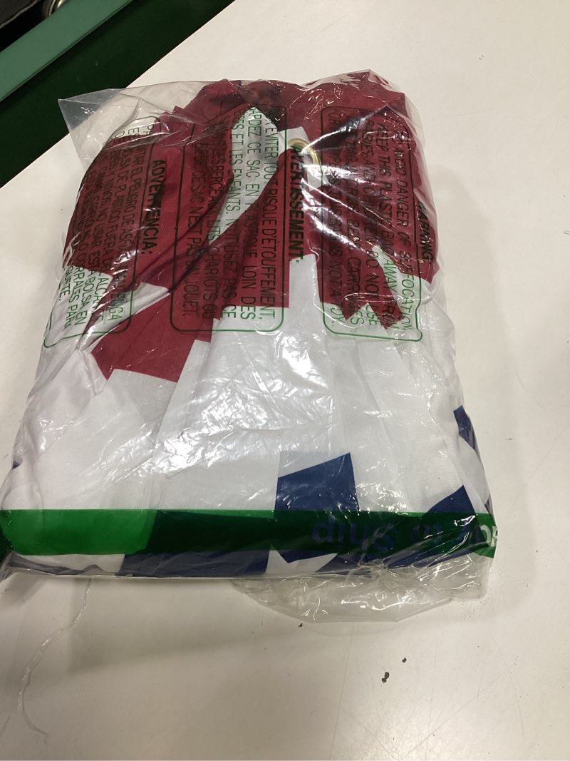 Condition photo showing Good Condition for anjor 1.5x3fts patriotic bunting - american pleated fan flag pack 9 1.5x3 pack 9