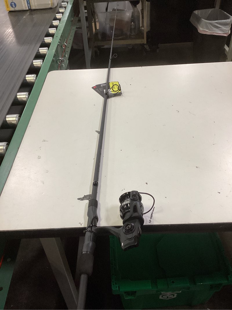 Condition photo showing As Is for abu garcia max sx baitcast low profile reel and fishing rod combo