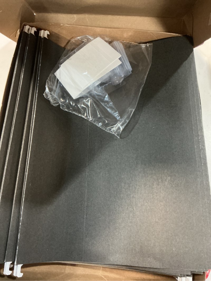 Condition photo showing Good Condition for pendaflex hanging file folders - black (25/box)