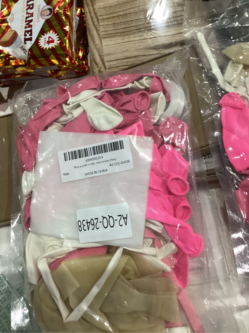 Condition photo showing New/Like New for Pink and White Balloons Arch Kit,Baby Pink Bow Balloons Garland Kit Clear Balloons Macaron Pink Long Balloon as Bow Decor for Baby Shower,Wedding,Birthday,Graduation,Anniversary Party Pink White Clear