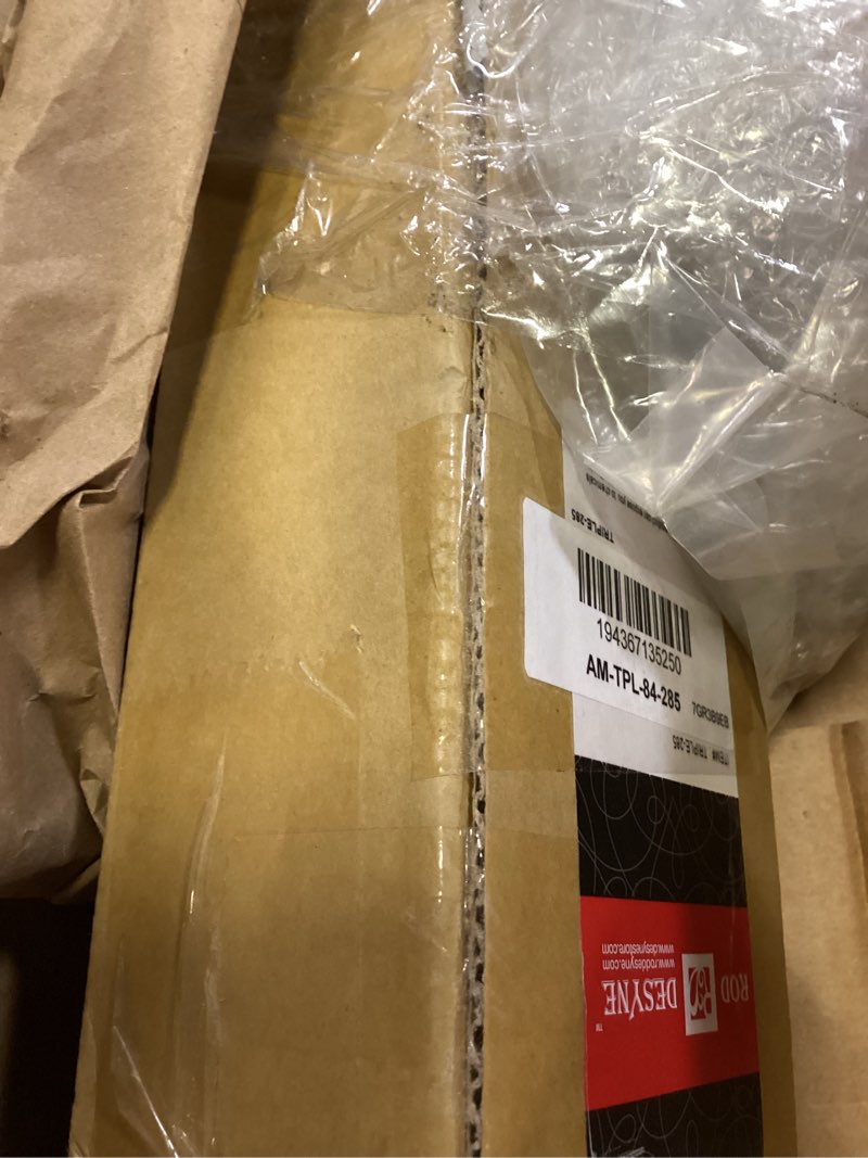 Condition photo showing Good Condition for harris 13/16" triple curtain rod 28-48 inch - satin nickel