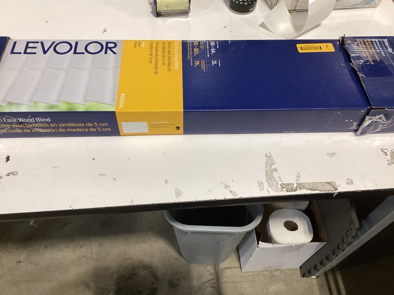  project source premium 2-in slat width 36-in x 64-in cordless white vinyl room darkening