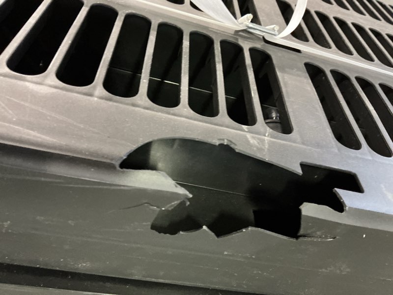 Condition photo showing As Is for Heavy Duty 5-Tier Utility Shelving Unit .