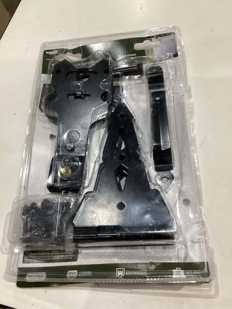 Condition photo showing Good Condition for national hardware 8-in black gate hardware kit