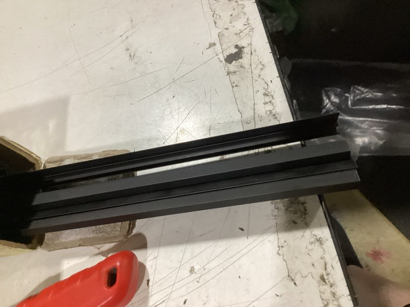 Condition photo showing As Is for 5pack 3.3ft/1m under cabinet light, aluminum channel led closet lights with silicone cover, diy led strip 4mm for kitchen closet garage (led strip not included)