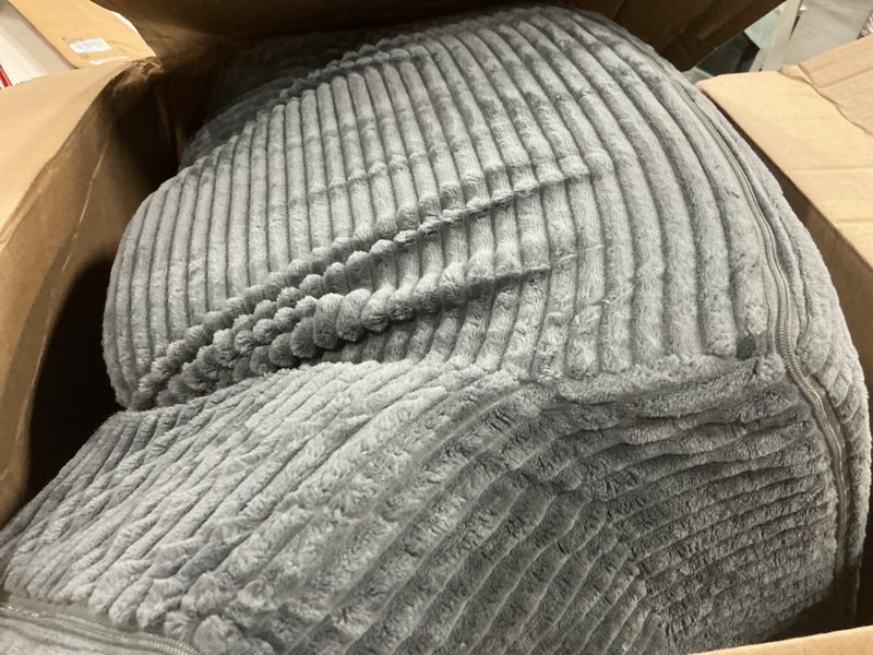 Condition photo showing As Is for vekkia adjustable reading pillow & back pillow with backrest – zoned multi-density foam for targeted support, xl side pockets – bed chair for reading, gaming, relaxing & post-surgery recovery