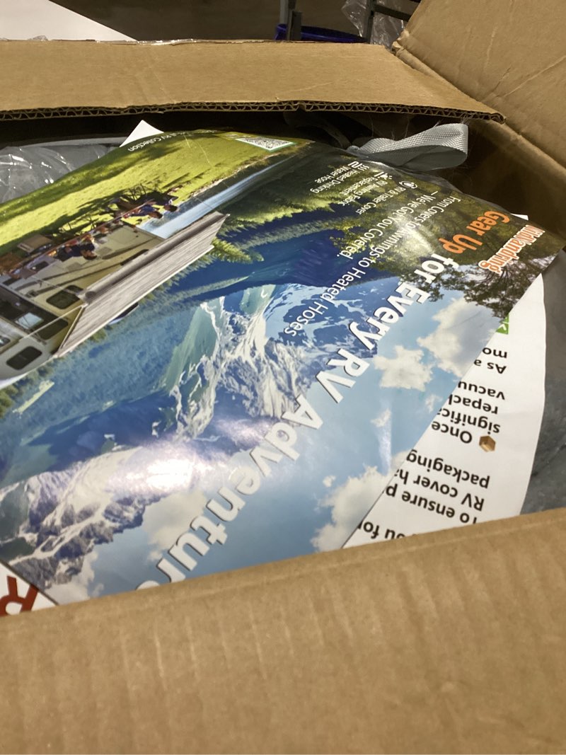 Condition photo showing Good Condition for Heavy Duty Travel Trailer RV Cover 16-18ft, 8 Layers Breathable Waterproof Rip-Stop Camper Cover wit