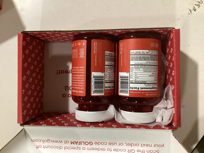 Condition photo showing New/Like New for Goli Nutritional Supplement, Apple Cider Vinegar Gummy Vitamins Nutrition, 2 Pack of 60 Count Apple 60 Count(Pack of 2)