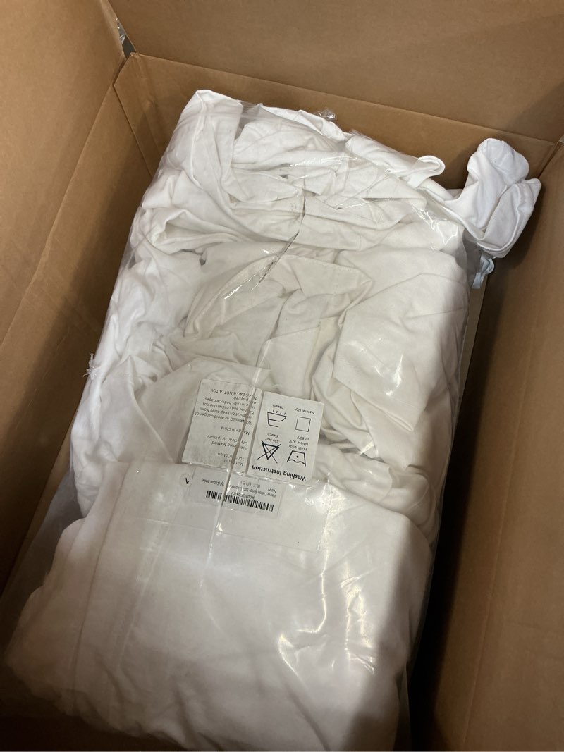 Condition photo showing As Is for Heavy Cotton Farlov Sofa (Not Loveseat) Replacement Cover, Width:85.8" (Not 70") Compatible for IKEA Farlove Slipcover Only (Cotton White) Cotton White 86"