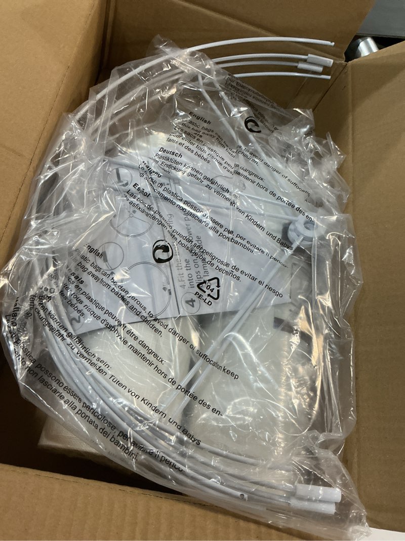 Condition photo showing Good Condition for White Linen Lampshades Set of 2 Large, Drum Lamp Shade 16" Top x 16" Bottom x 12" High (Spider) Modern Lamp Shades for Table Lamps & Floor Lamp - Lampshades Replacement,Required Assembly -By GO&SO 16*16*12 inch-2 Pack White