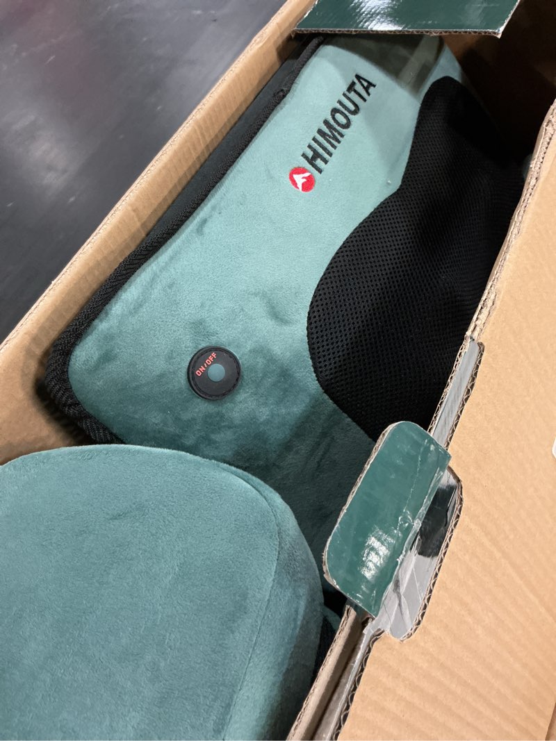Condition photo showing Good Condition for full body massage mat with heat, detachable massager pad deep tissue pain relief,10 vibrating motors and 9 speed settings for relaxation at home or office standard - with foot massager