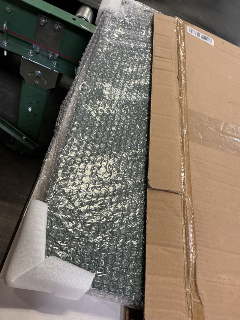 Condition photo showing New/Like New for Square Ottoman Table Tray 24" - Rustic Wooden Serving Tray for Farmhouse Decorative Oversized Coffee Table Trays Living Room Kitchen Counter Breakfast Green 24" x 24" x 1.6" Green