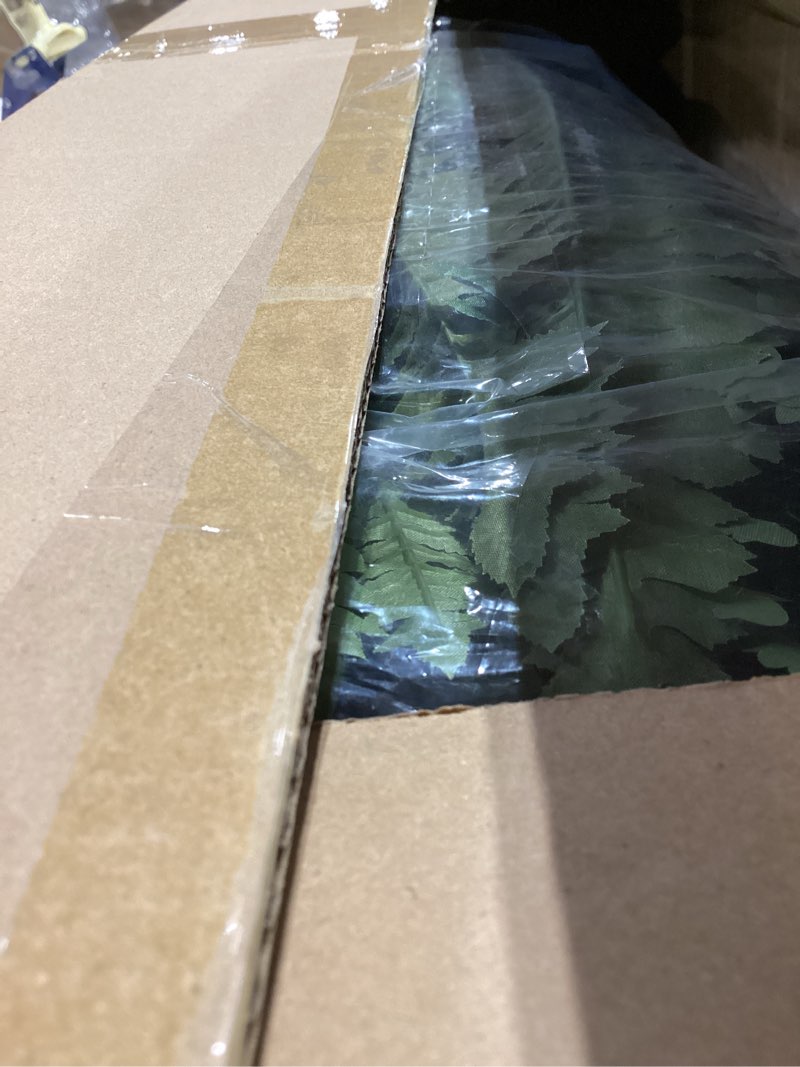 Condition photo showing Good Condition for suntee 48" large artificial ferns 1 pack, realistic fake boston fern plant with 100 bendable fronds, uv resistant zero maintenance faux bush for outdoors garden patio porch living room home decor